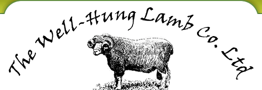 Click to Return Home - Well Hung Lamb Company Ltd Logo